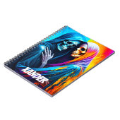 Skelette in einem Regenbogen Personalisiert Notizblock (Linke Seite)