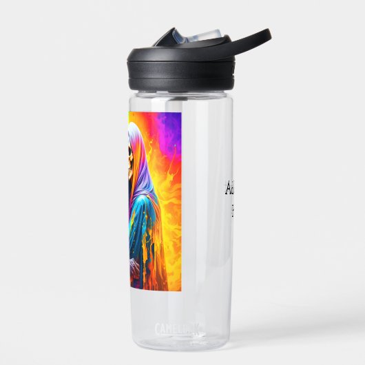 Skelette in einem Regenbogen Personalisiert Trinkflasche (Links)