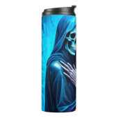 Skelette in einem Regenbogen Thermosbecher (Nach links gedreht)