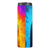 Skelette in einem Regenbogen Thermosbecher (Rückseite)