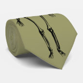 Skelette Krawatte (Gerollt)