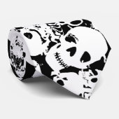 Skelette Krawatte (Gerollt)