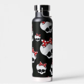 Skelette mit Bögen Trinkflasche (Links)