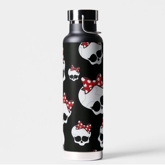 Skelette mit Bögen Trinkflasche (Links)