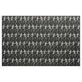 Skelette-Schädeltanzmuster halloween Stoff (Fat Quarter (45,7 x 55,9 cm))