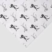 Skelette Seidenpapier (Ausschnitt)