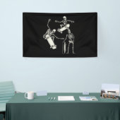 Skelette Skelett Skeletton Skater Halloween Banner (Messeveranstaltung)