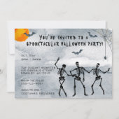 Skelette Spooktacular Halloween-Party Einladung (Vorderseite)