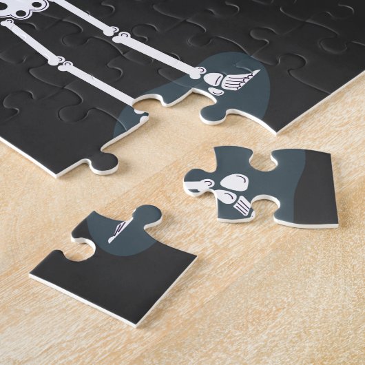 Skelette tanzen in einem Kreis Puzzle (Seite)