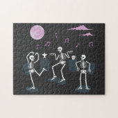 Skelette tanzen in einem Kreis Puzzle (Horizontal)