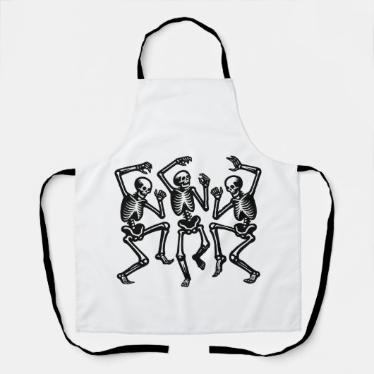 Skelette tanzen und Gefühl gut sichtbar Schürze (Vorderseite)