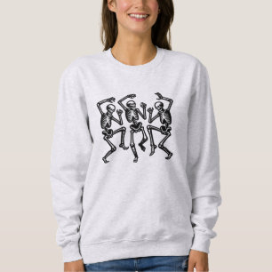 Skelette tanzen und Gefühl gut sichtbar Sweatshirt