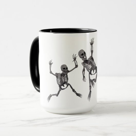 Skelette Tasse (Vorderseite Links)