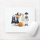 Skelette und Freunde in Kostümen Herbstsaison Mousepad (Mit Mouse)