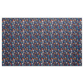 Skelette und Kürbis schwungvoll zwischen Stoff (Yard (91,4 cm))