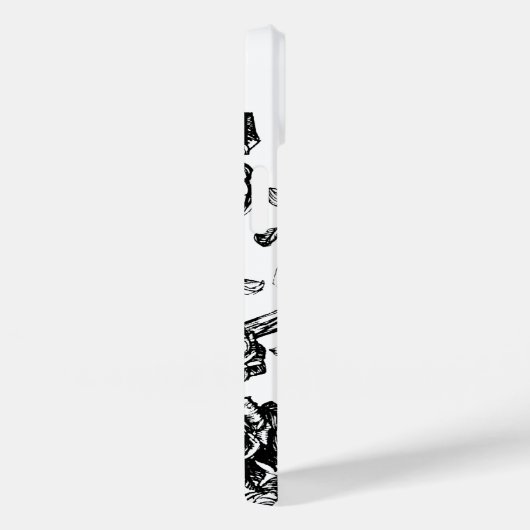 Skelette und Rose Case-Mate iPhone Hülle (Rückseite / Rechts)