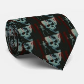 Skelette und Skulls2 Krawatte (Gerollt)