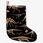 Skelette von Dinosauriern und Fossilien Kleiner Weihnachtsstrumpf (Vorderseite)