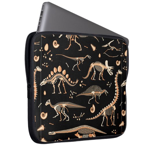 Skelette von Dinosauriern und Fossilien Laptopschutzhülle (Vorne Rechts)