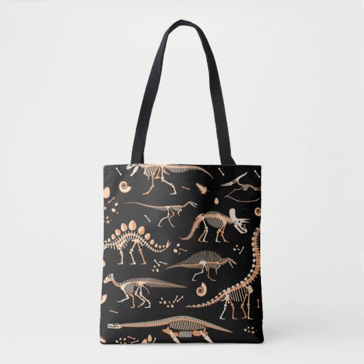 Skelette von Dinosauriern und Fossilien Tasche (Vorderseite)