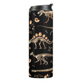 Skelette von Dinosauriern und Fossilien Thermosbecher (Nach links gedreht)