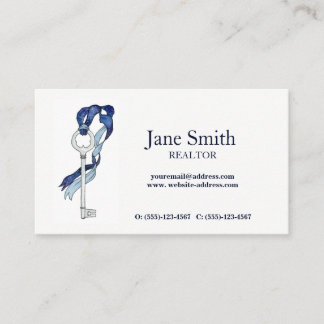 Skelette Wasserfarbe Anwesen Visitenkarte