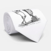 Skelette (weißes Backgound) - das Krawatte (Gerollt)