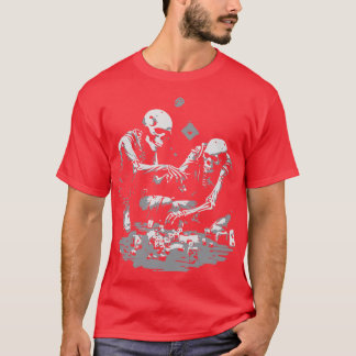 Skelette Würfel T-Shirt