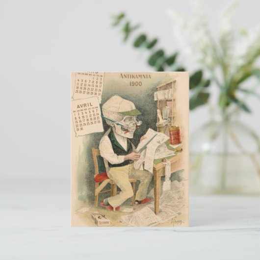 Skeletteditor Postkarte (Stehend Vorderseite)