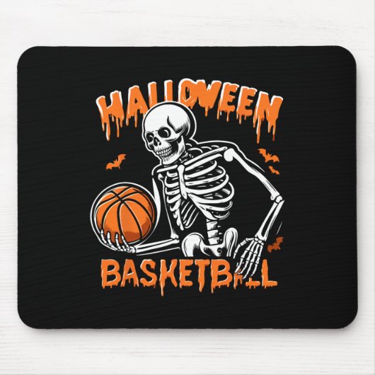 Skelettentanz Halloween-Trick oder -Behandlung Mousepad (Vorne)