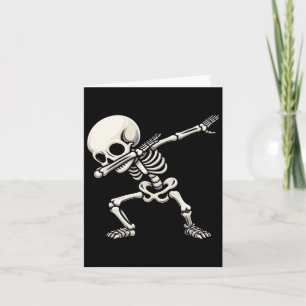 Skeletter Boys Kids Men Funny Halloween Karte