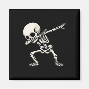 Skeletter Boys Kids Men Funny Halloween Magnet