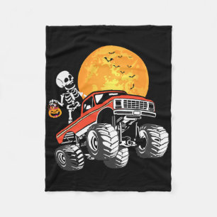 Skeletter Monster Halloween Panzerknacker Fleecedecke