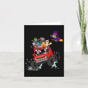 Skeletter Mummy Vampire Zombie Reiten Monster Truc Karte