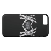 Skeletter Ribs Hand Heart Sign Case-Mate iPhone Hülle (Rückseite (Horizontal))