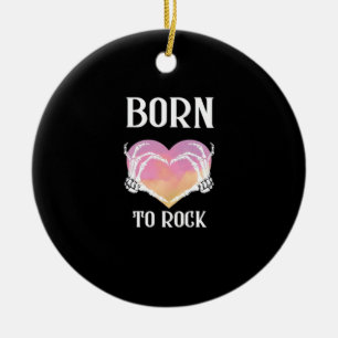 Skelettfächer Herzgrafik für klassische Keramik Ornament