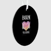 Skelettfächer Herzgrafik für klassische Ornament (Vorderseite)