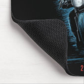 Skelettfahrer zu Halloween 2024 Mousepad (Ecke)