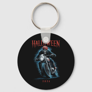 Skelettfahrer zu Halloween 2024 Schlüsselanhänger