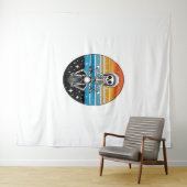 Skelettfahrrad Wandteppich (Beispiel (Horizontal))