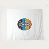 Skelettfahrrad Wandteppich (Vorderseite (Horizontal))