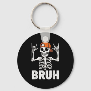 Skelettfelsen an Bruh Halloween für Mens Jungs Kin Schlüsselanhänger