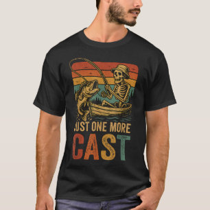Skelettfisch Fischerei Bass Fischen T-Shirt
