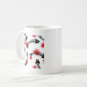 Skelettfisch Kaffeetasse (Vorderseite Links)
