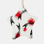 Skelettfisch Keramik Ornament (Rechts)