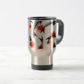 Skelettfisch Reisebecher (VorderseiteRechts)