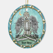 Skelettflügel  keramik ornament (Links)