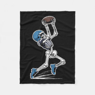 Skelettfußball Halloween Men Boys Women Football Fleecedecke