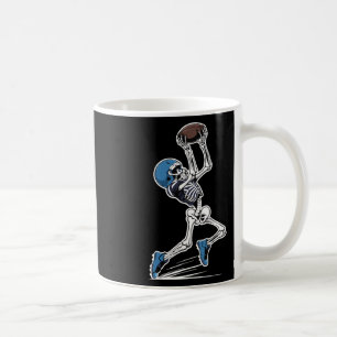 Skelettfußball Halloween Men Boys Women Football Kaffeetasse