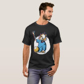 Skelettfussball T-Shirt (Vorne ganz)